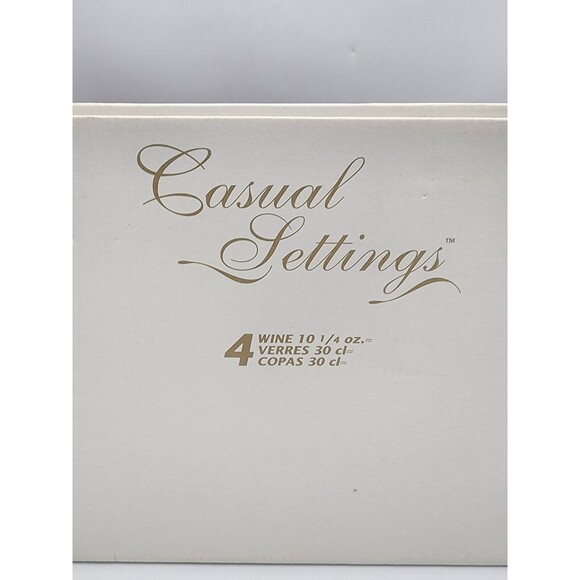 Luminarc Red Wine Glasses Goblets Casual Settings Set of 4 10.25 oz NIB USA - Picture 2 of 13